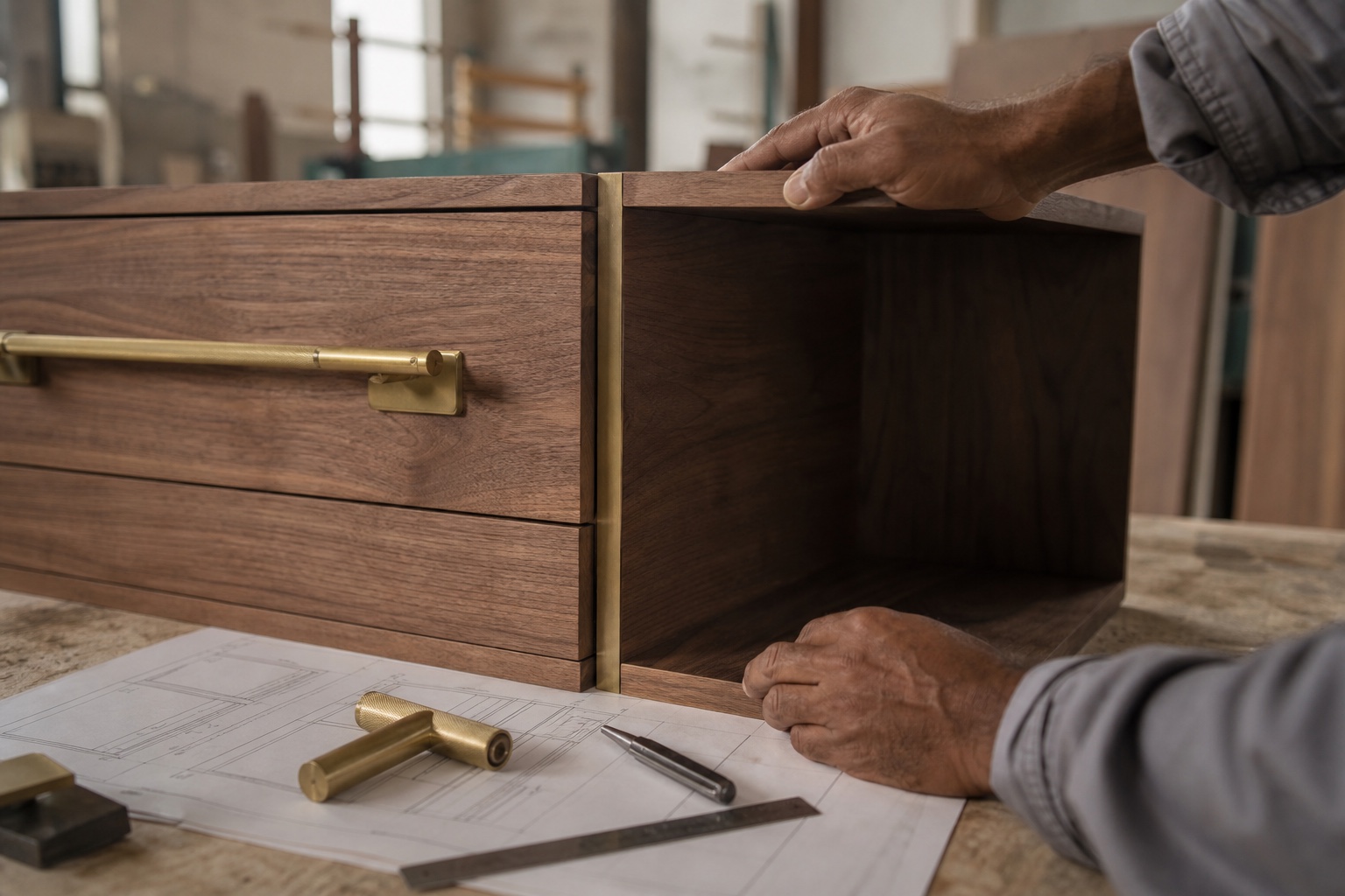 Bespoke architectural joinery workshop
