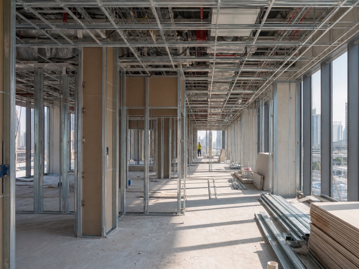 Coordinated mechanical electrical and plumbing installation